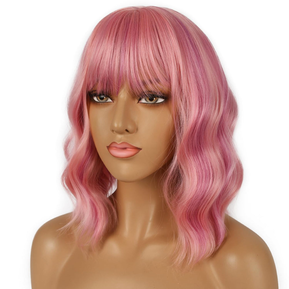 LANCAINI wig with adjustable straps fits most heads for secure comfort.