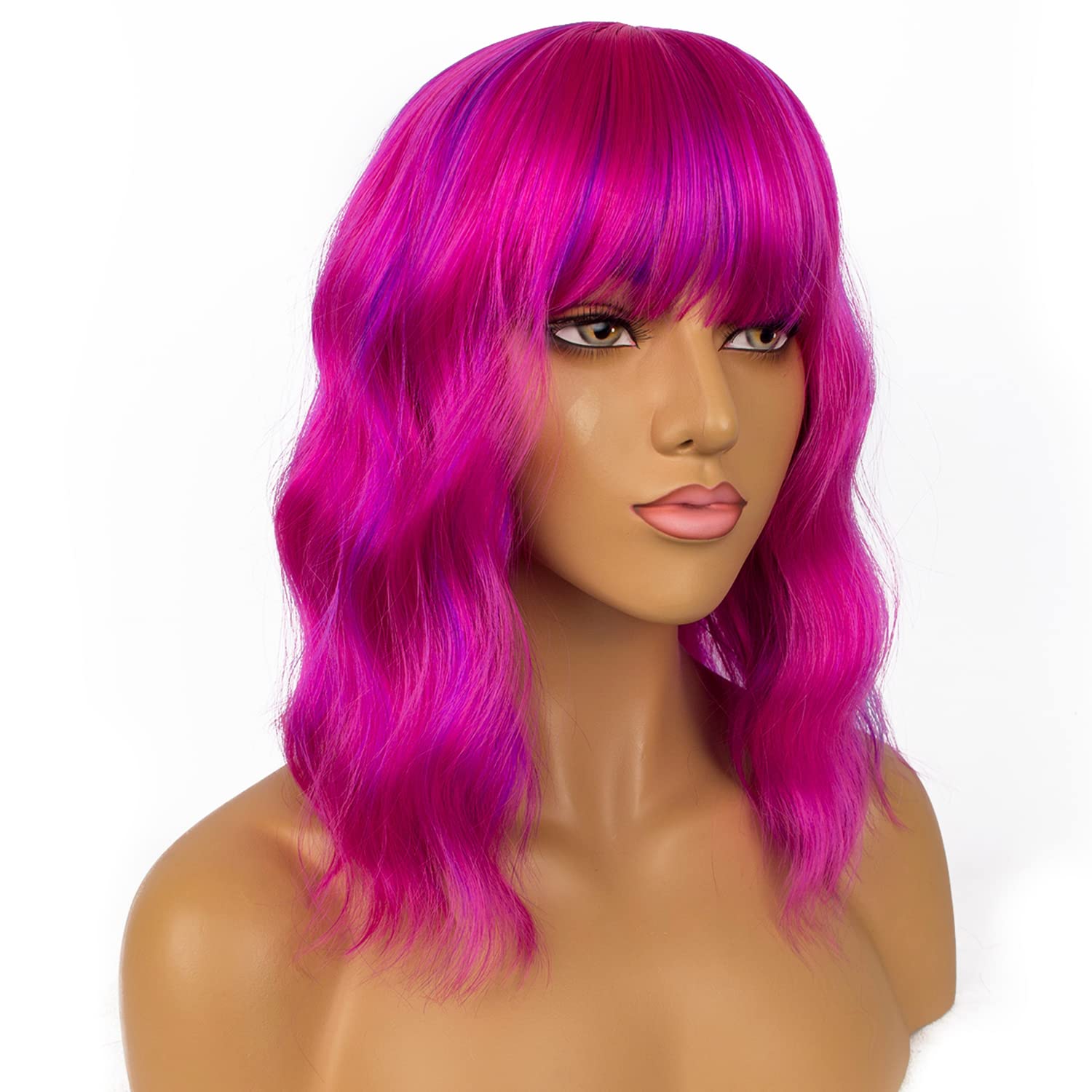 LANCAINI synthetic heat-resistant wig for long-lasting cosplay styling