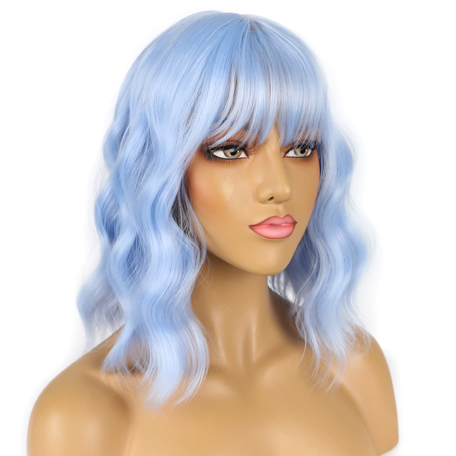 LANCAINI rose-net cap wig with adjustable straps for a comfortable fit