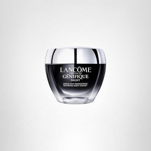 Lancôme Advanced Génifique Night Cream barrier repair benefits overnight moisture retention.