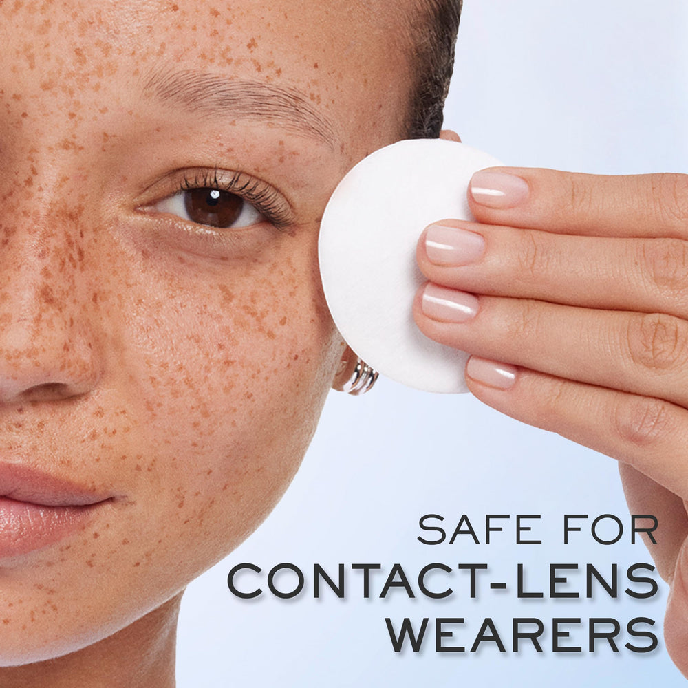 Lancôme Bi-Facil dual-phase remover shows water phase for residue-free cleansing