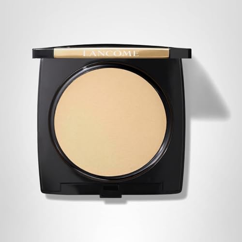 Lancôme Dual Finish coverage swatches illustrate sheer-to-full possibilities.