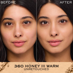 Lancôme Dual Finish dry application delivers smooth, buildable coverage on skin.