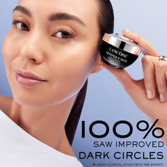 Lancôme Génifique Eye Cream application demo showing gentle under-eye patting
