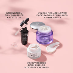 Lancôme Génifique serum mini bottle delivering hydration and glow.
