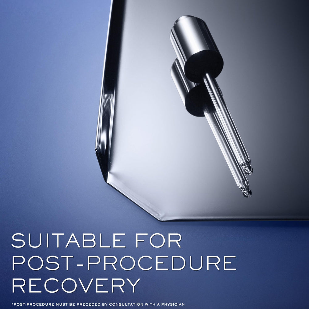 Lancôme Génifique Ultimate Recovery Serum barrier-repair concept visual emphasizing moisture support.