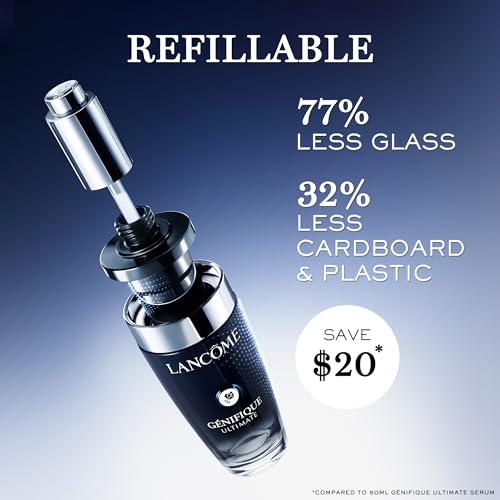 Lancôme Génifique Ultimate Recovery Serum consistency emphasizes smooth texture