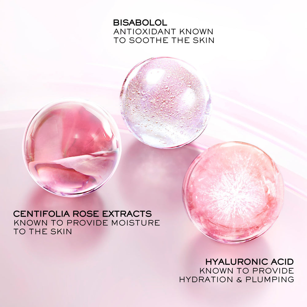 Lancome Hydra Zen swirl close-up shows quick-absorbing consistency.