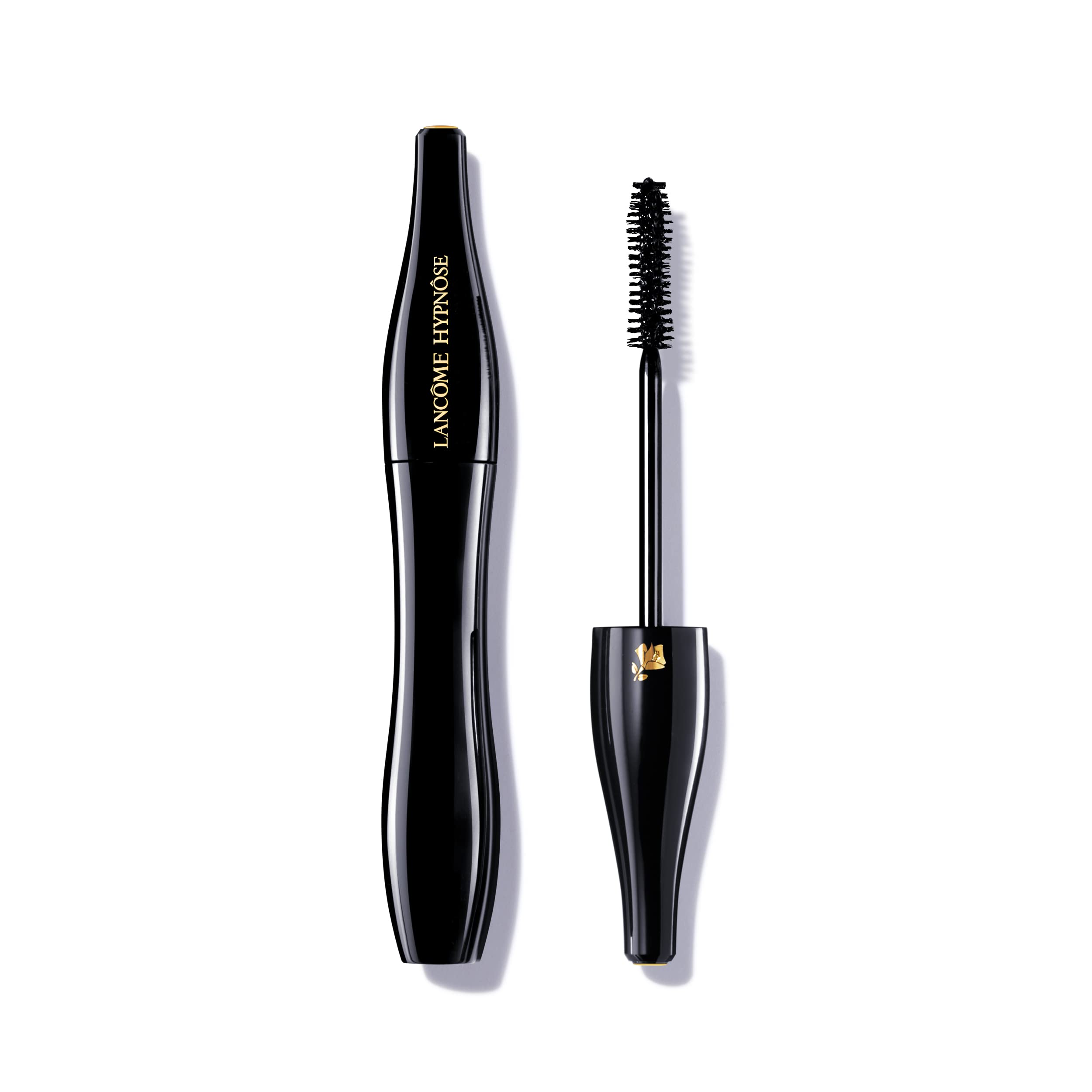 Lancôme Hypnôse mascara bottle with a sleek black finish enabling versatile volume.