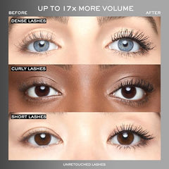 Lancôme Hypnôse Drama brush application showing even root-to-tip coverage.