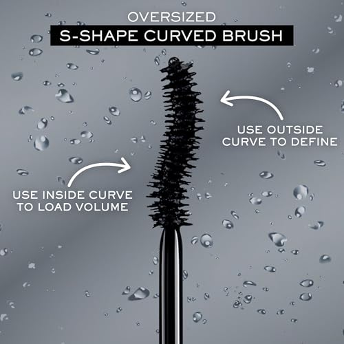 Lancôme Hypnôse Drama onyx-black pigment delivers bold color.