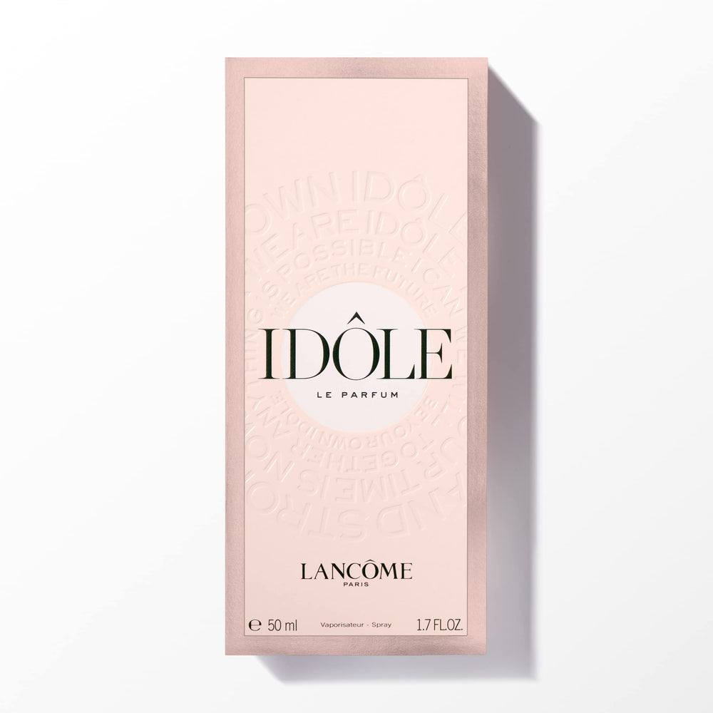 Lancôme Idôle cap detail showcases premium presentation for gifting
