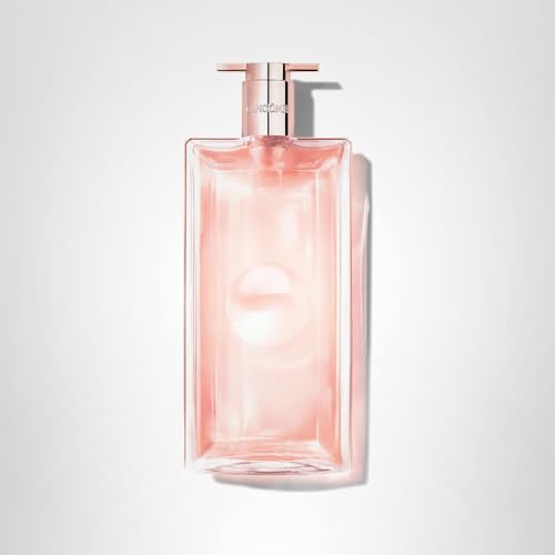 Lancôme Idôle gold-embossed label exudes elegant, lasting impression