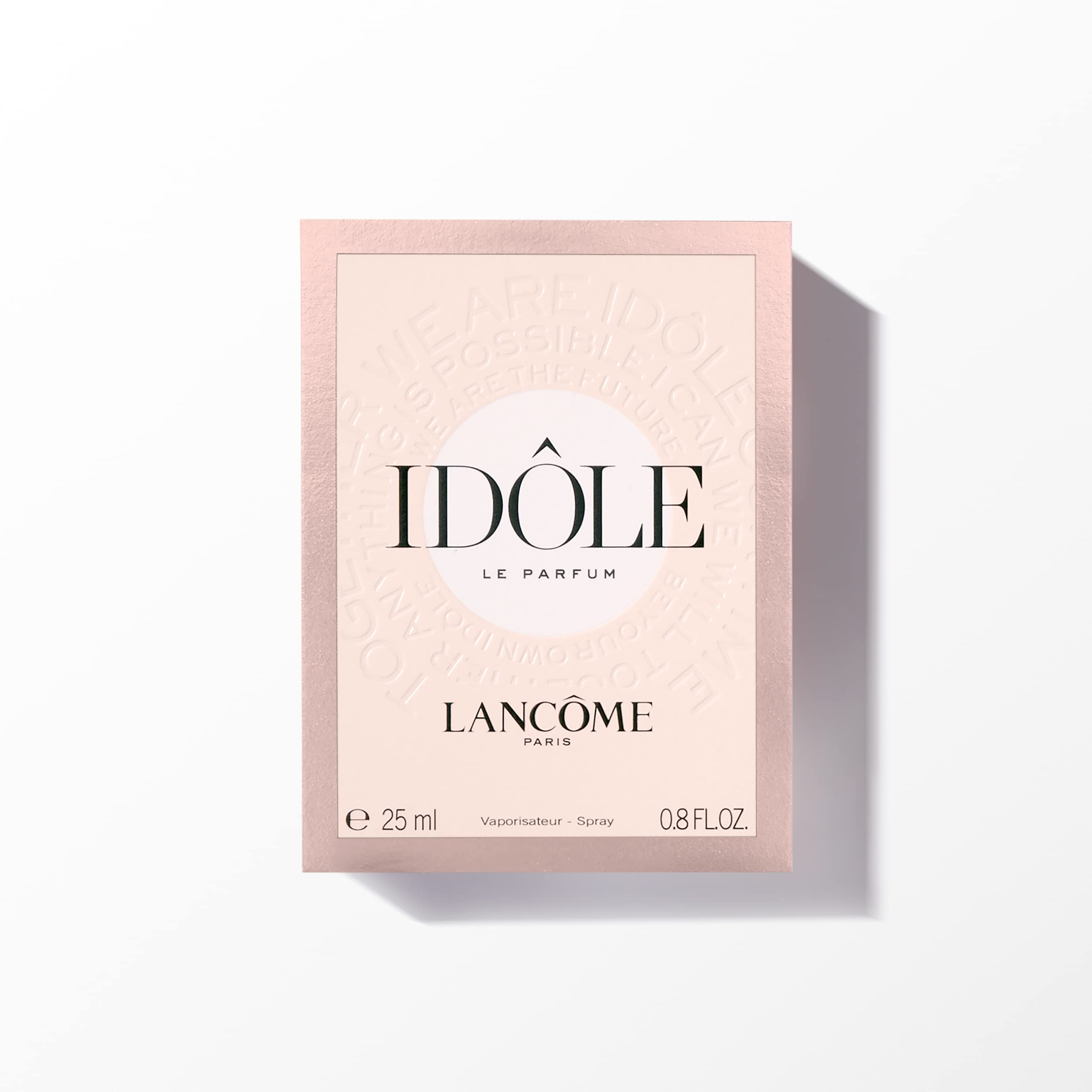 Lancôme Idôle jasmine absolute note closeup suggests bright, airy scent.