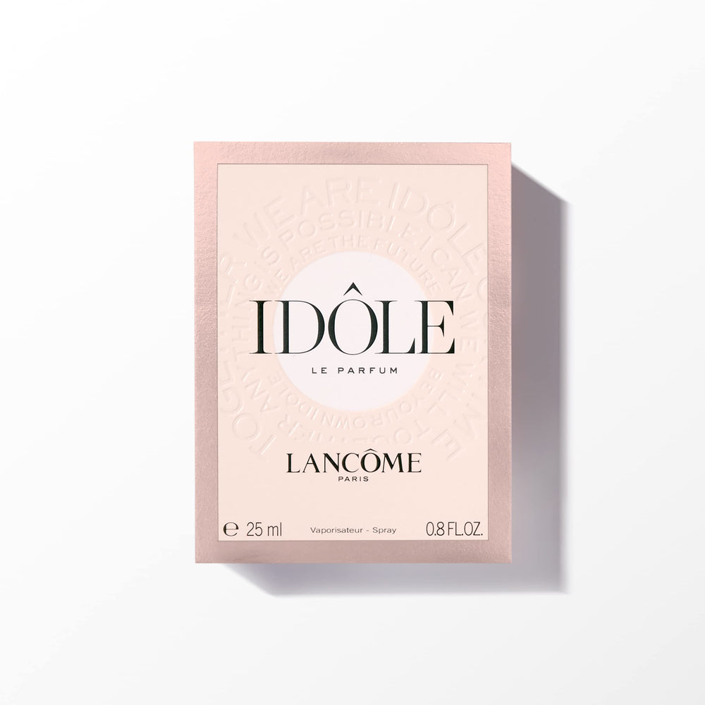 Lancôme Idôle jasmine absolute note closeup suggests bright, airy scent.