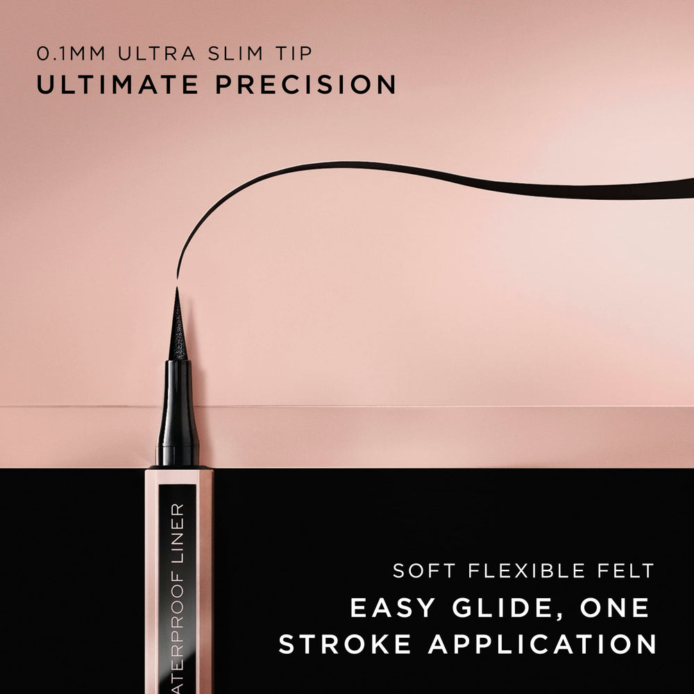 Lancôme Idôle Liner uses luminous carbon-black pigments for a glossy, intense finish.