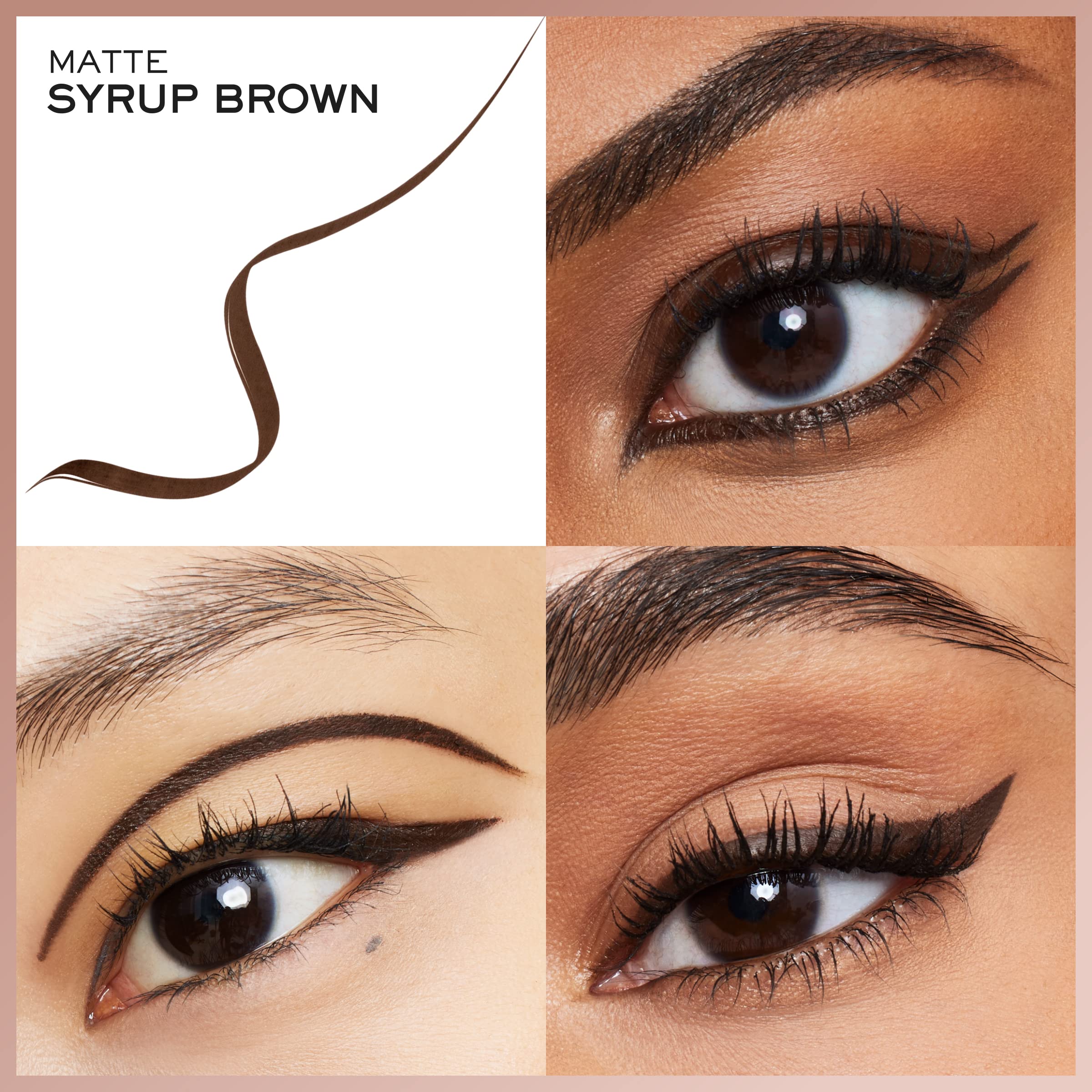 Lancôme Idôle Liner waterproof close-up demonstrating smudge-free wear