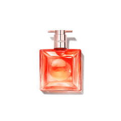 Lancôme Idôle Peach N Roses bottle with peach and rose, ideal for daily elegance.