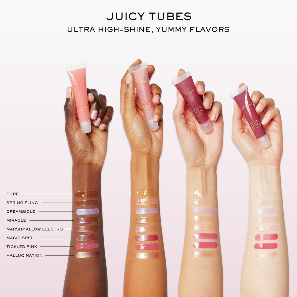 Lancôme Juicy Tubes, aplicar una capa para mayor brillo.