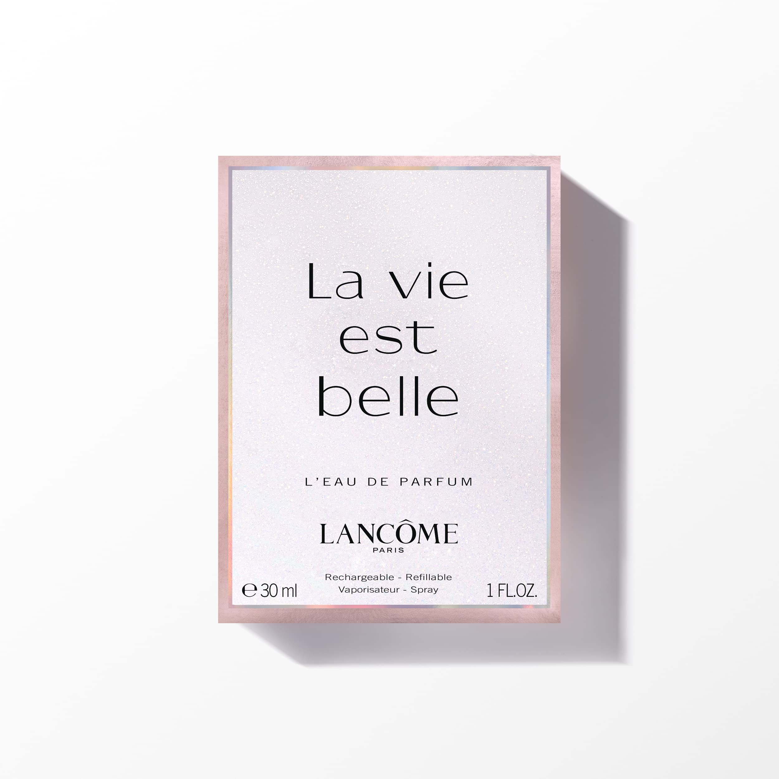 Lancôme La Vie Est Belle EDP longevity shown through a full-day wear test.