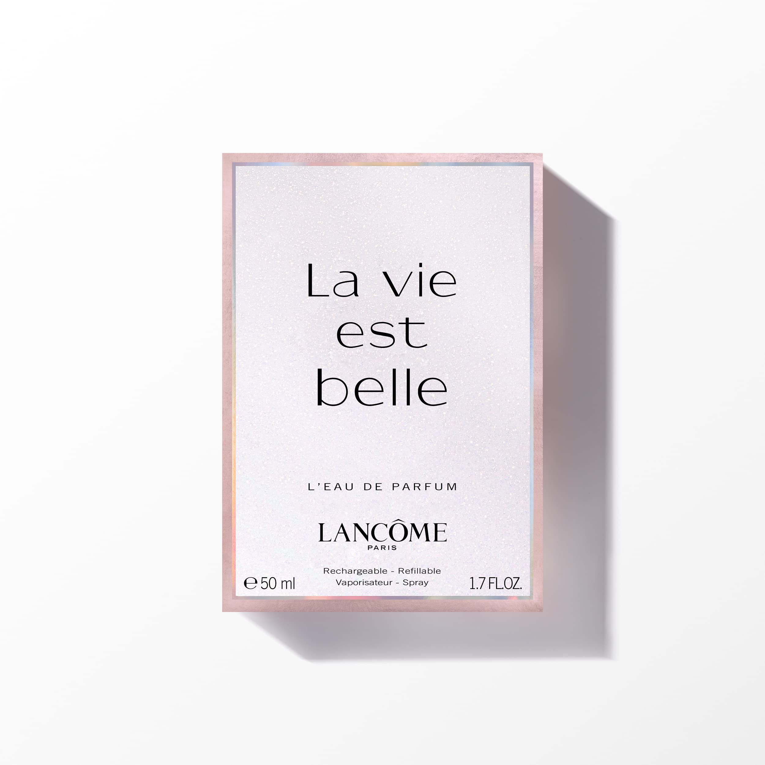 Lancôme La Vie est Belle fragrance trail depiction of longevity