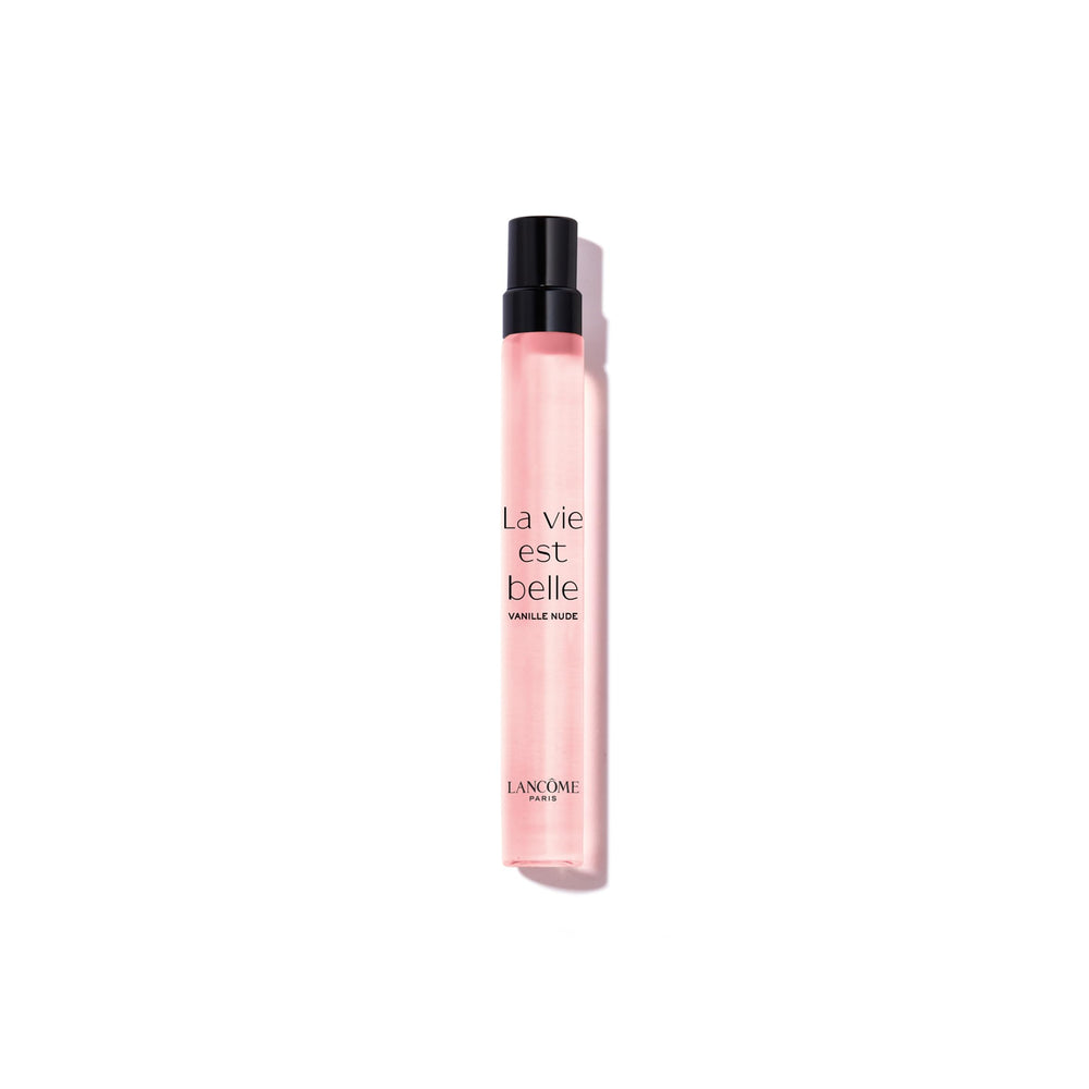 Lancôme La Vie Est Belle Vanille Nude bottle front view for daily elegance.