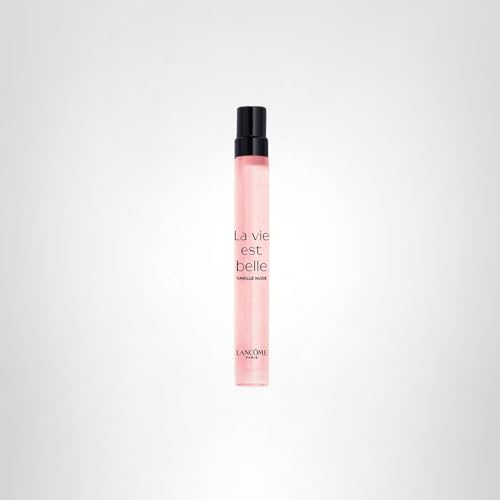 Lancôme La Vie Est Belle Vanille Nude holiday display with soft lighting.