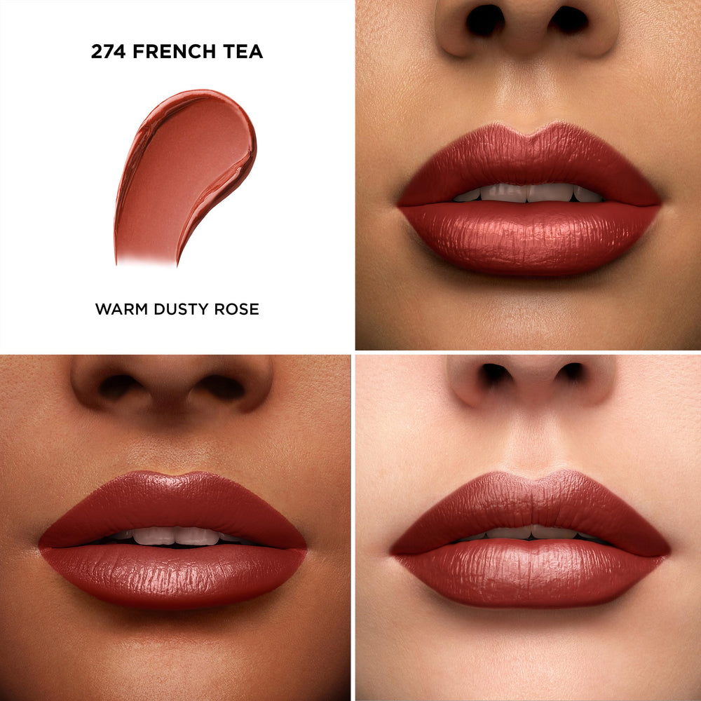 Lancôme Labsolu Rouge creamy texture close-up demonstrates smooth application