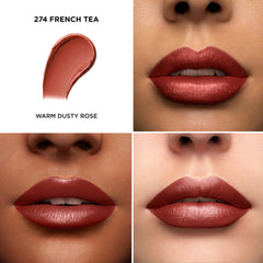 Lancôme Labsolu Rouge creamy texture close-up demonstrates smooth application