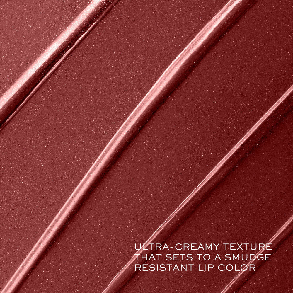 Lancôme L'Absolu Rouge Delice de Figue application swirl with even color