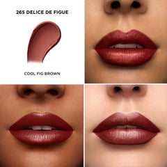 Lancôme L'Absolu Rouge Delice de Figue cap detail with sleek luxury packaging