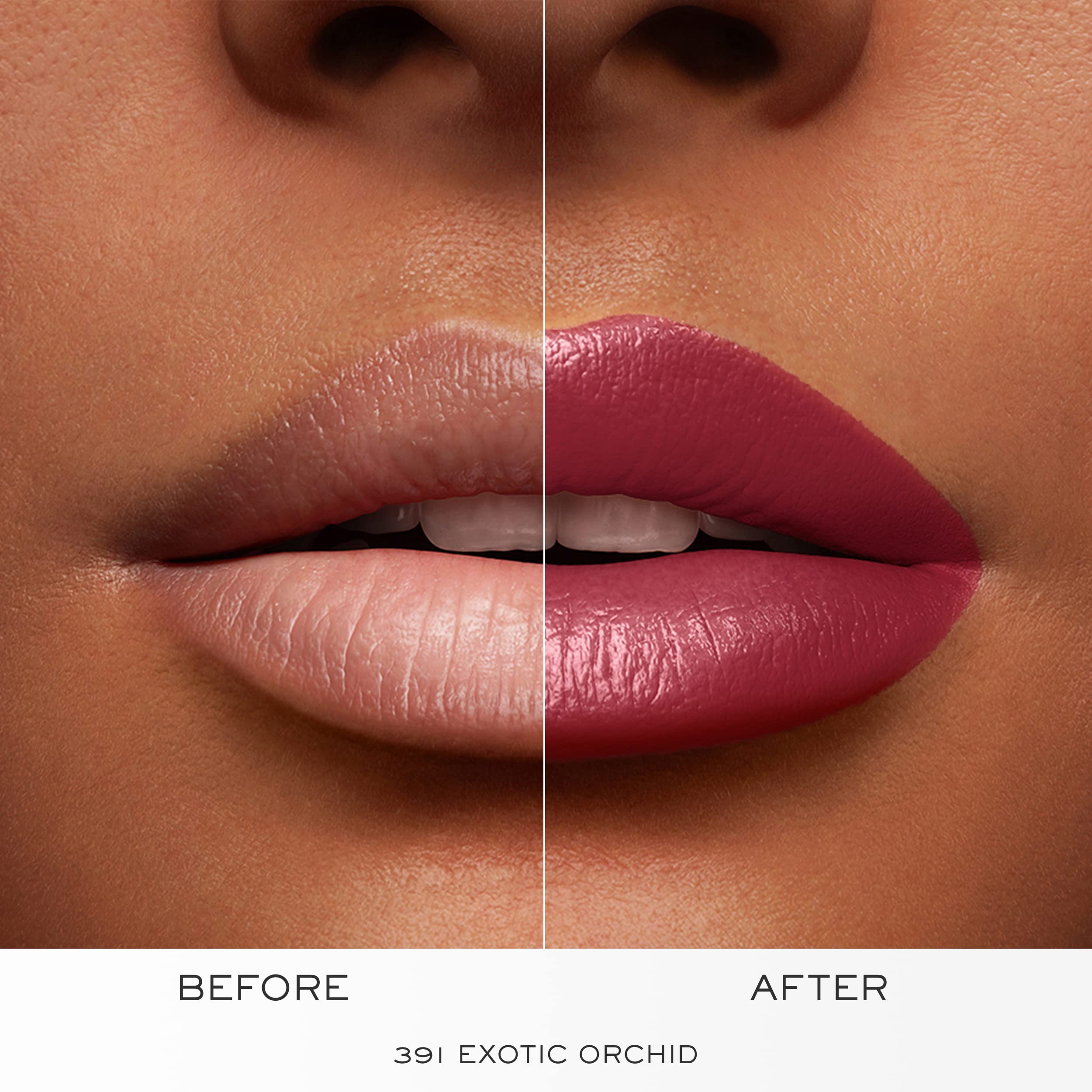 Lancôme branding on L'Absolu Rouge conveys luxury and sophistication.