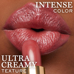 Application demo shows smooth glide for precise, comfortable lips.