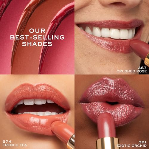Compact Lancôme lip product with rich pigment for quick touch-ups.