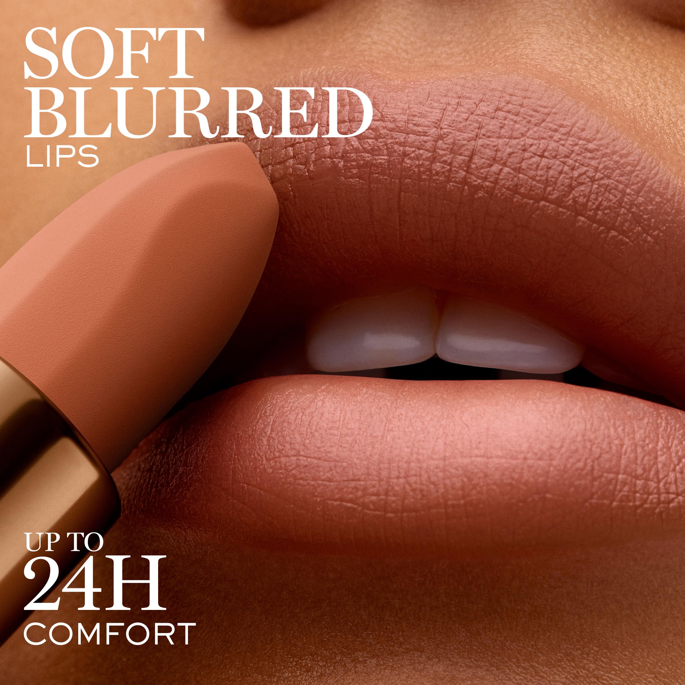 Lancôme lipstick with ceramides and grand rose extracts for nourishment.