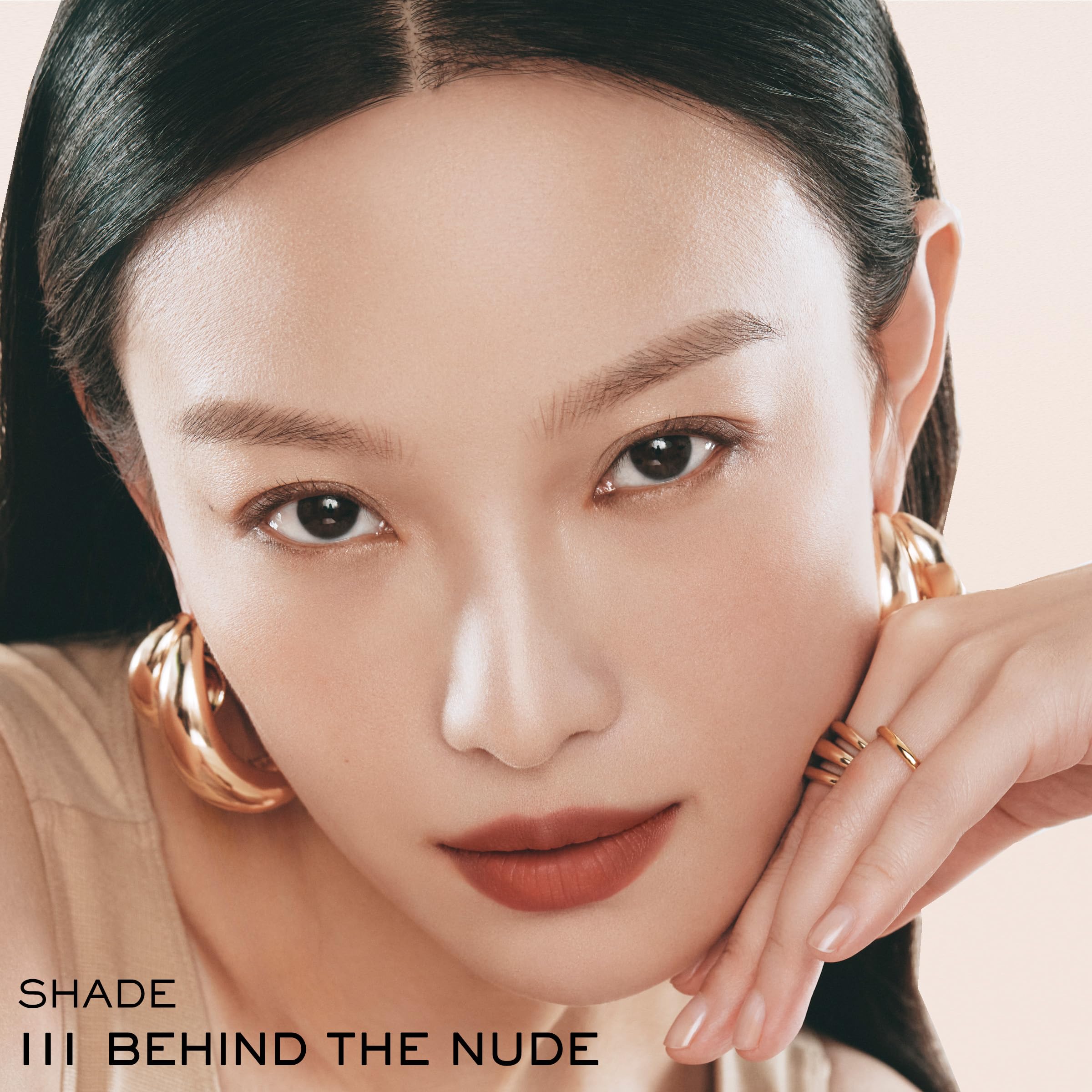 Lancôme Intimatte lip in Hush Hush delivers soft color and comfortable hydration.
