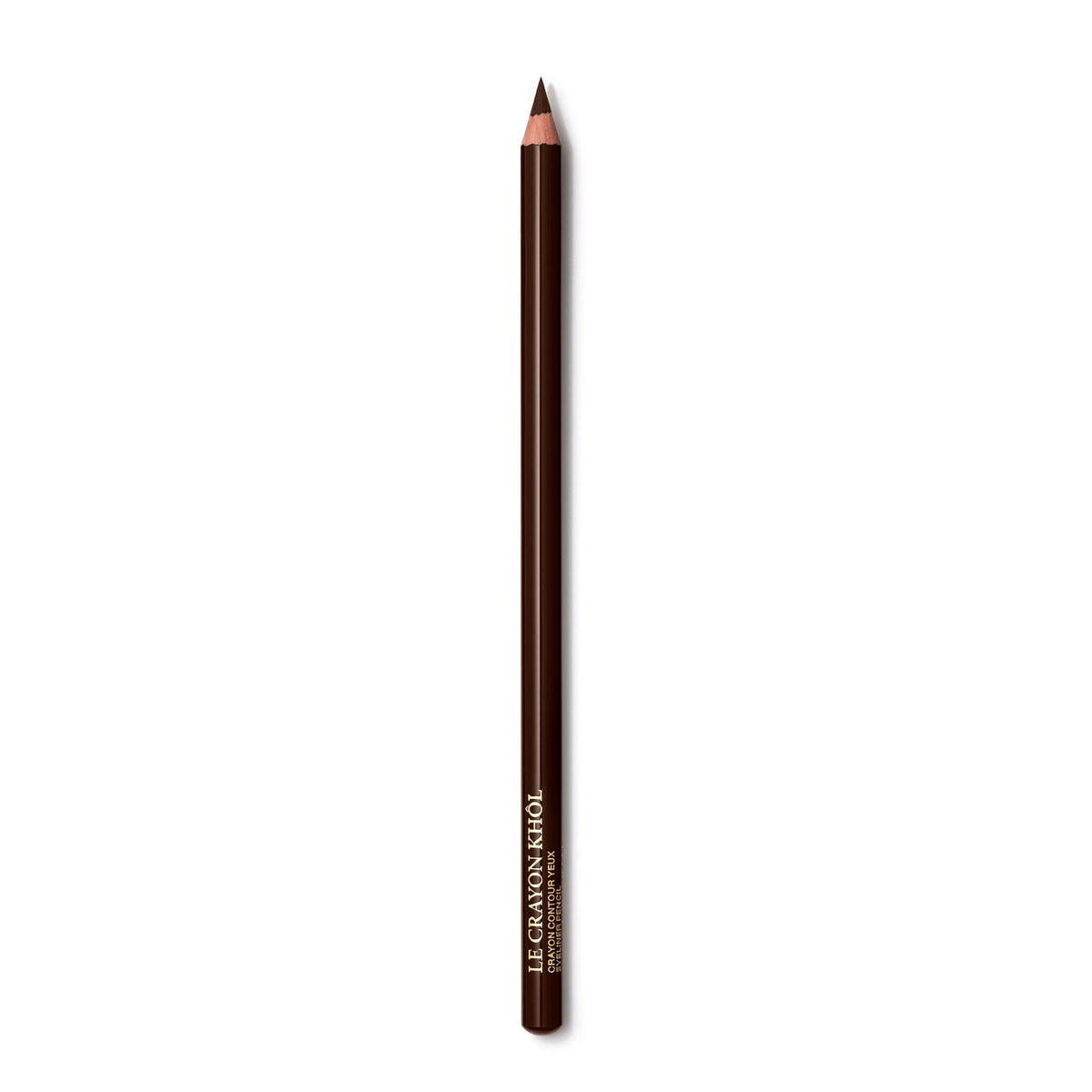 Lancôme Le Crayon Khol Black Coffee closeup shows creamy color for effortless lining and blending.