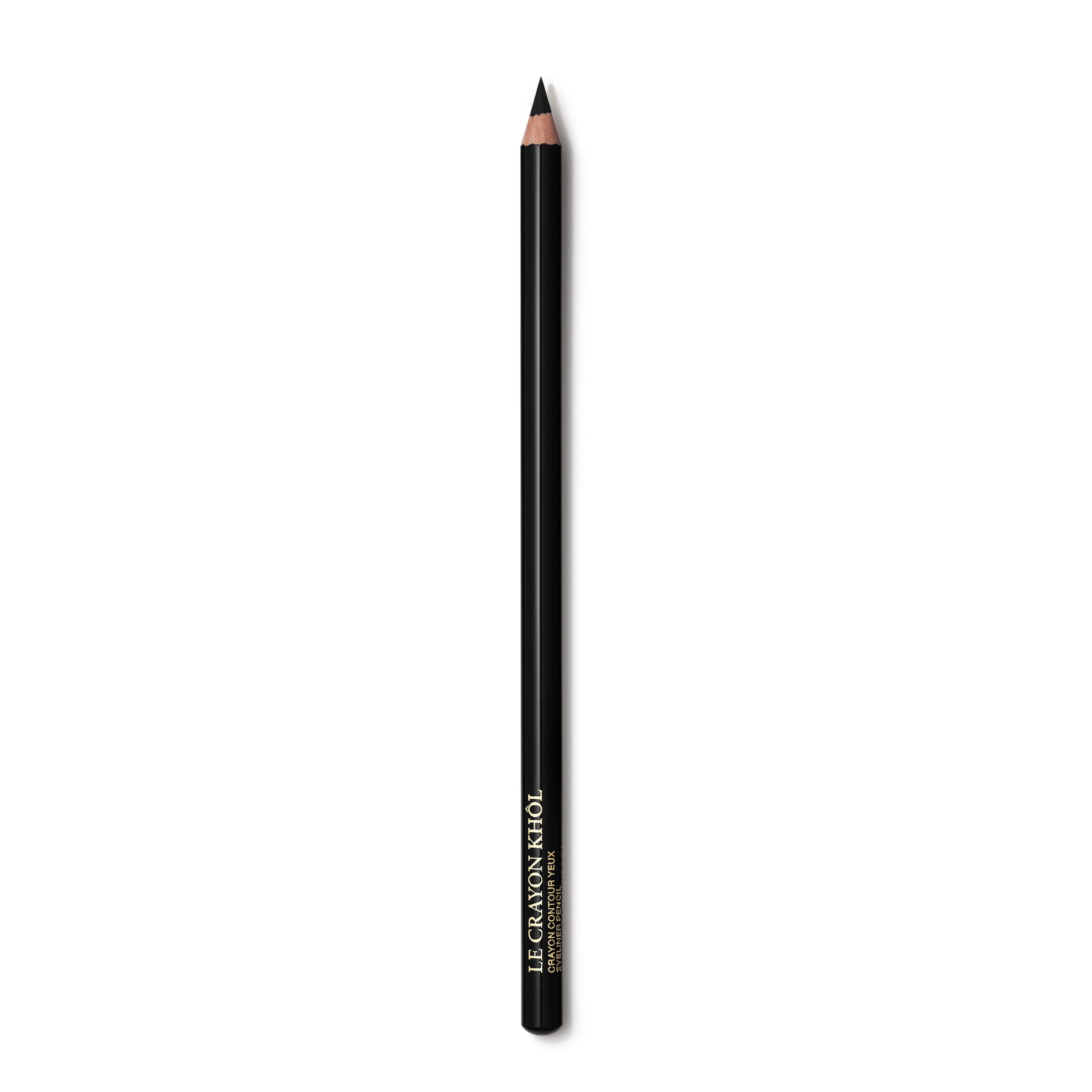 Lancôme Le Crayon Khôl eyeliner pencil showing creamy texture in Black Ebony for smooth lining