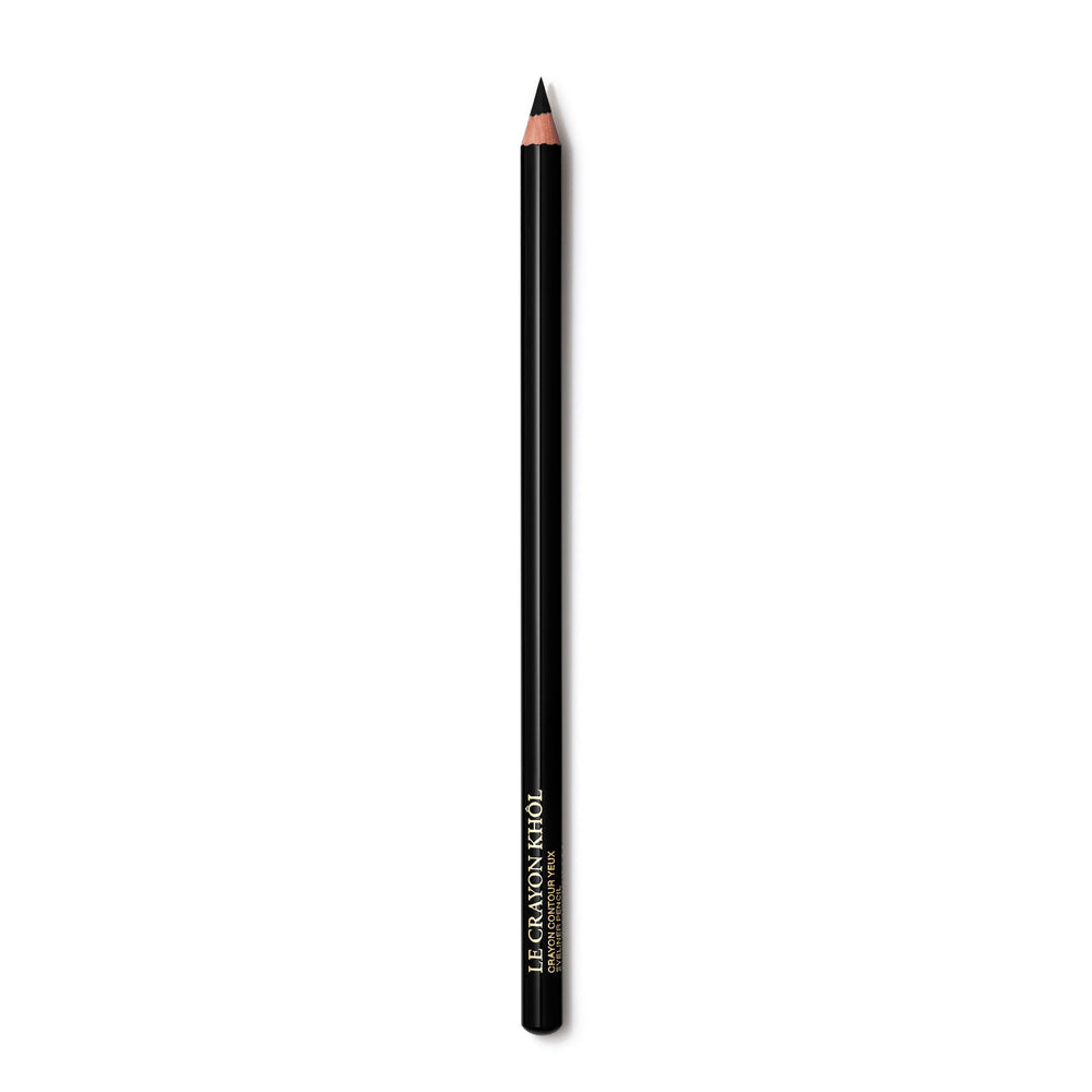 Lancôme Le Crayon Khôl eyeliner pencil showing creamy texture in Black Ebony for smooth lining