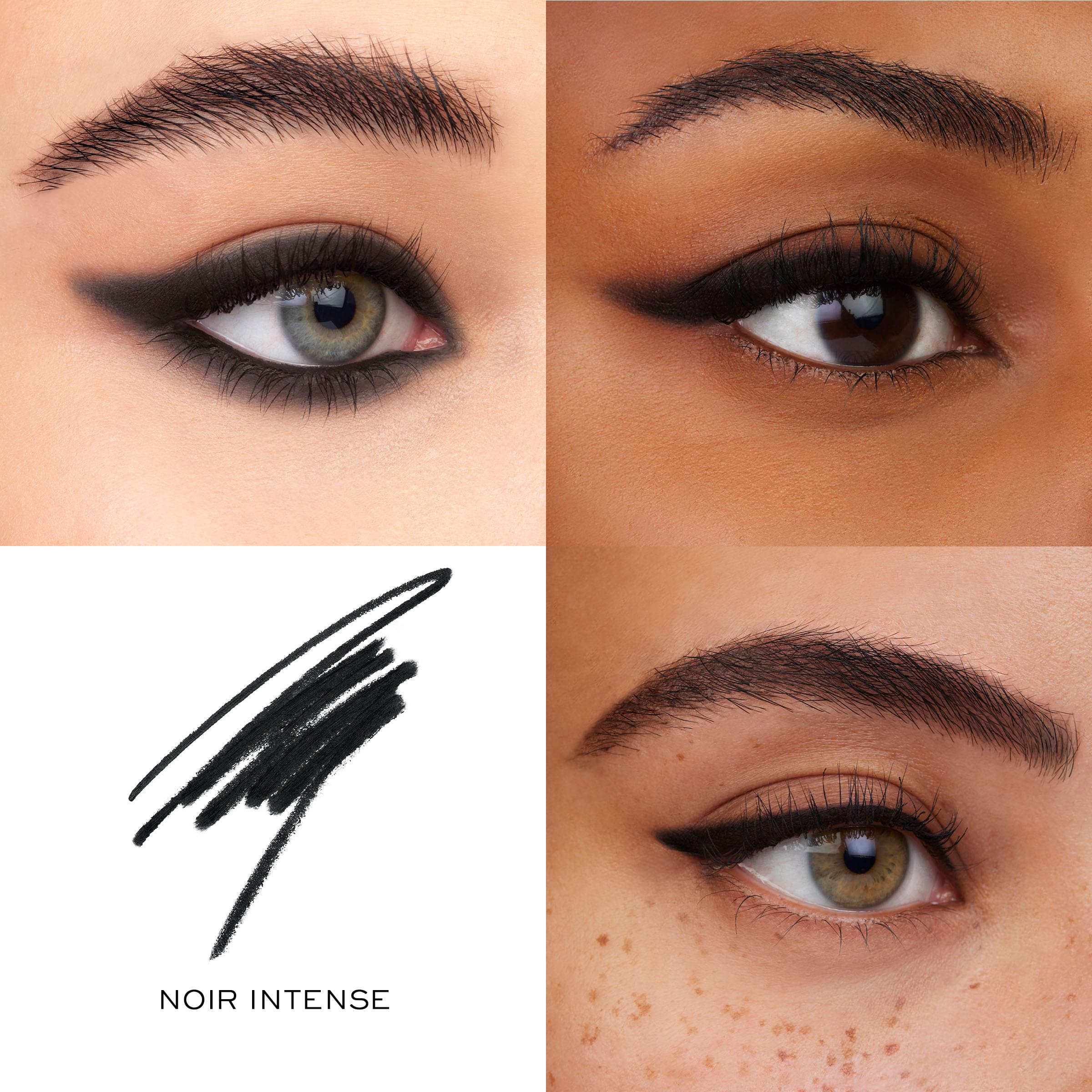 Lancôme Le Stylo on lashline demonstrates clean lines and easy blending.