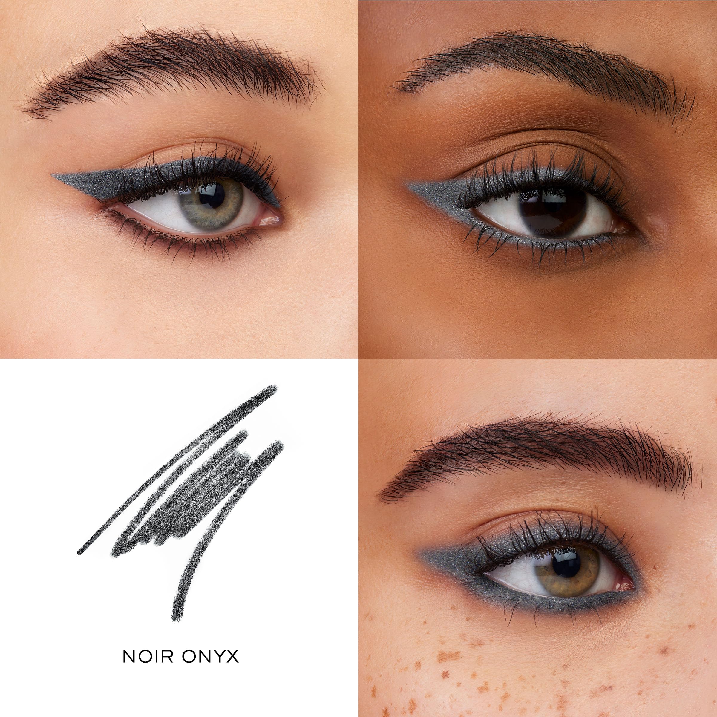 Lancôme Le Stylo on waterline showing vivid pigment and stay power.