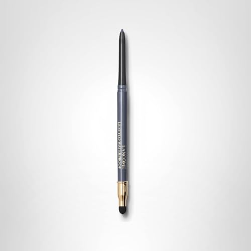 Lancôme Le Stylo shade 08 Reve Anthracite swatch for deep contrast.