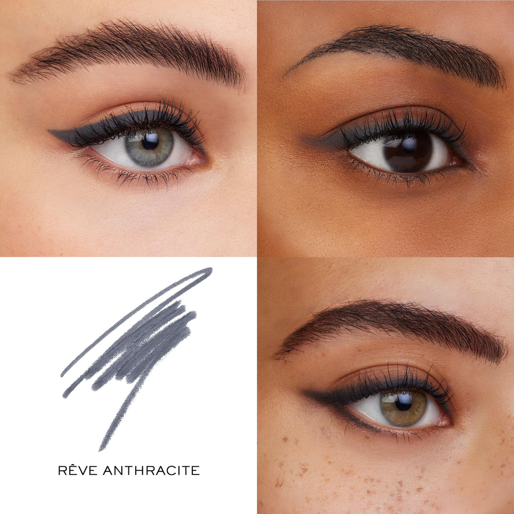 Lancôme Le Stylo Pencil smudge-tool in action for a soft, smoky blend.