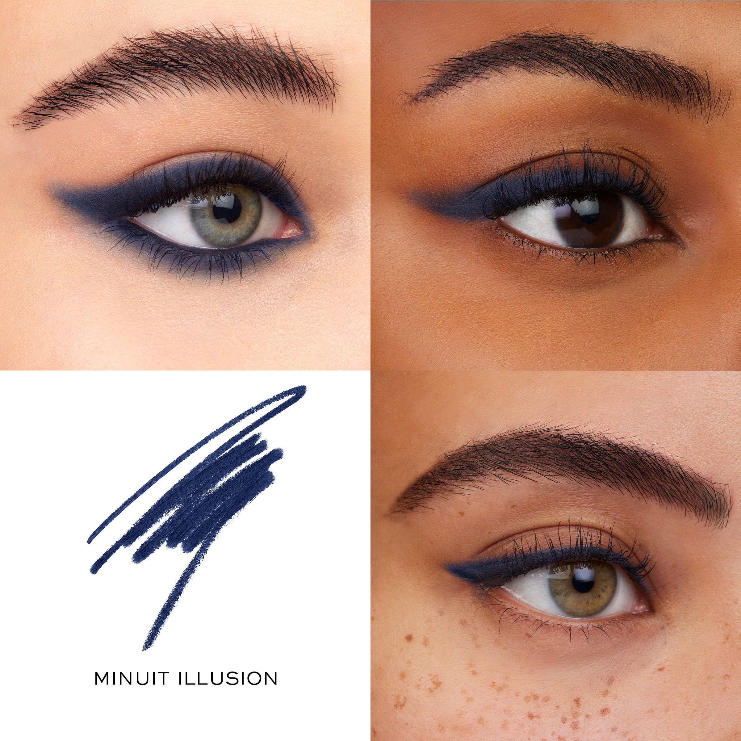 Lancôme Le Stylo near eye waterline demonstrates waterproof use.