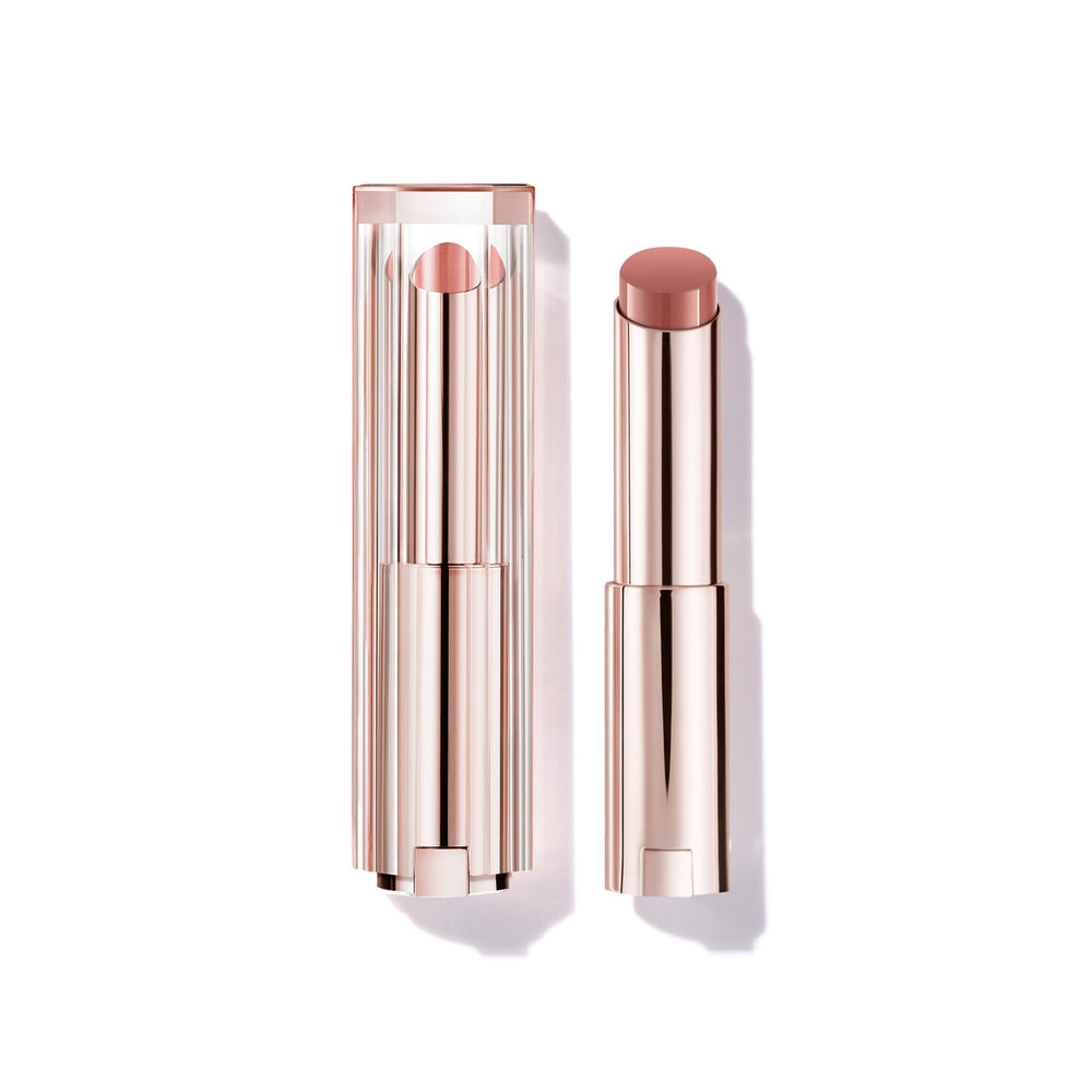 Lancôme Lip Idôle Butterglow balm applying for instant shine and 24-hour hydration