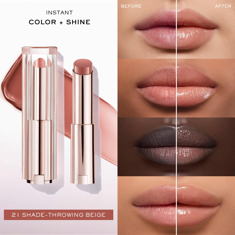 Smooth, non-sticky balm delivering lightweight moisture on lips