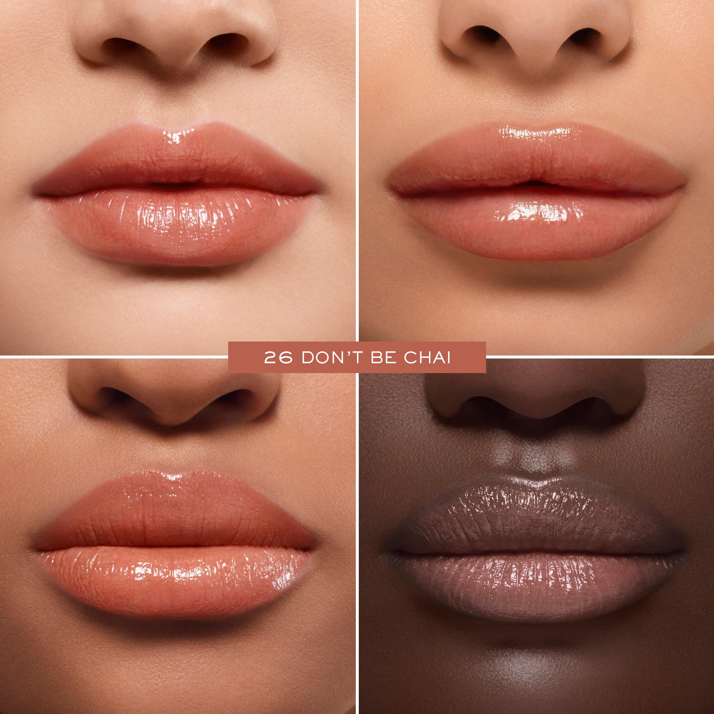 Lip glow finish of Lancôme Lip Idôle Squalane-12 Butterglow balm