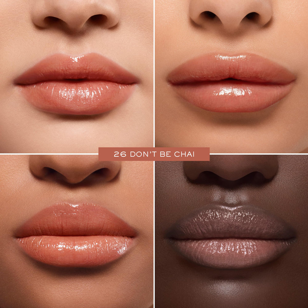 Lip glow finish of Lancôme Lip Idôle Squalane-12 Butterglow balm