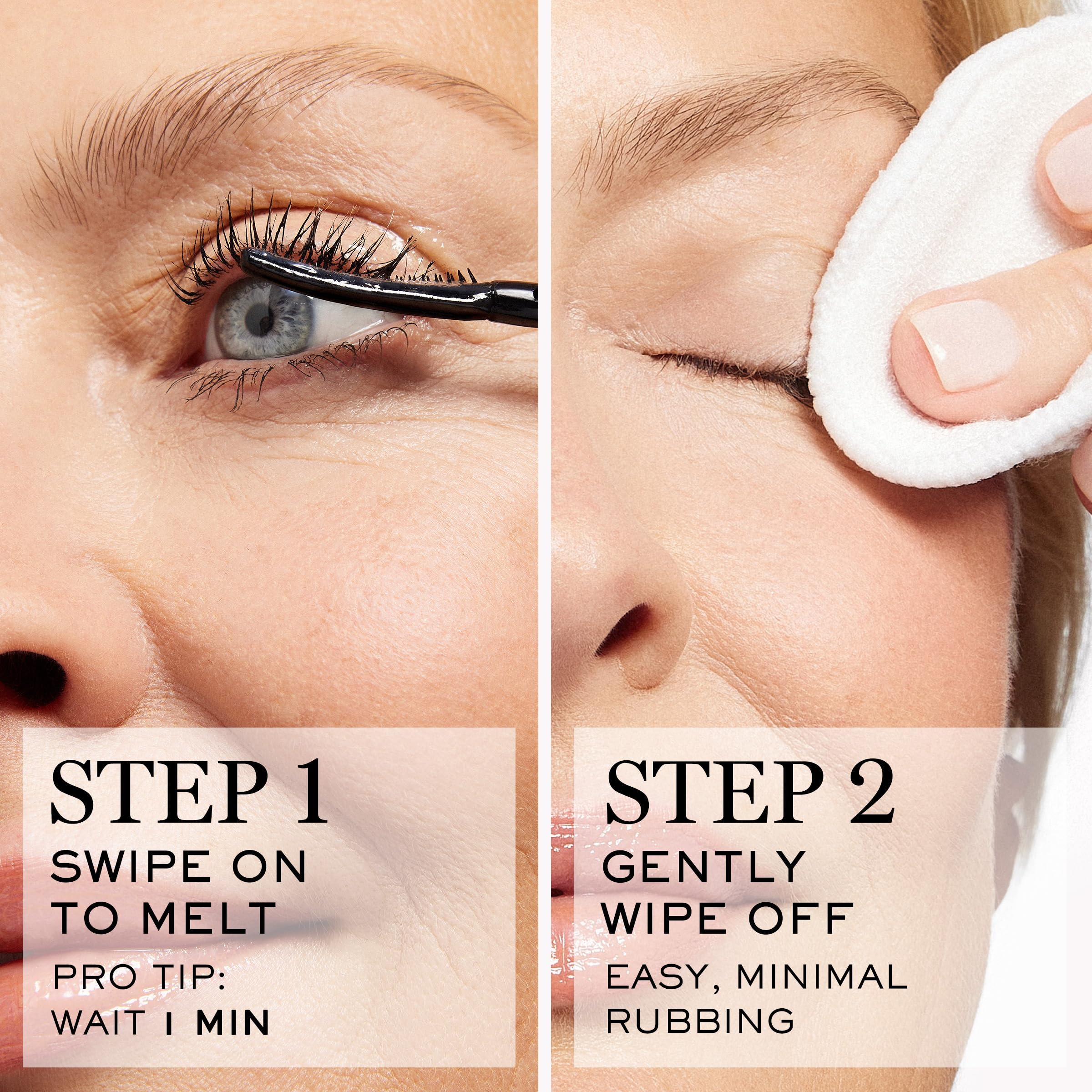 Lancôme Mascara Melter lashes after use appear conditioned and fresh.