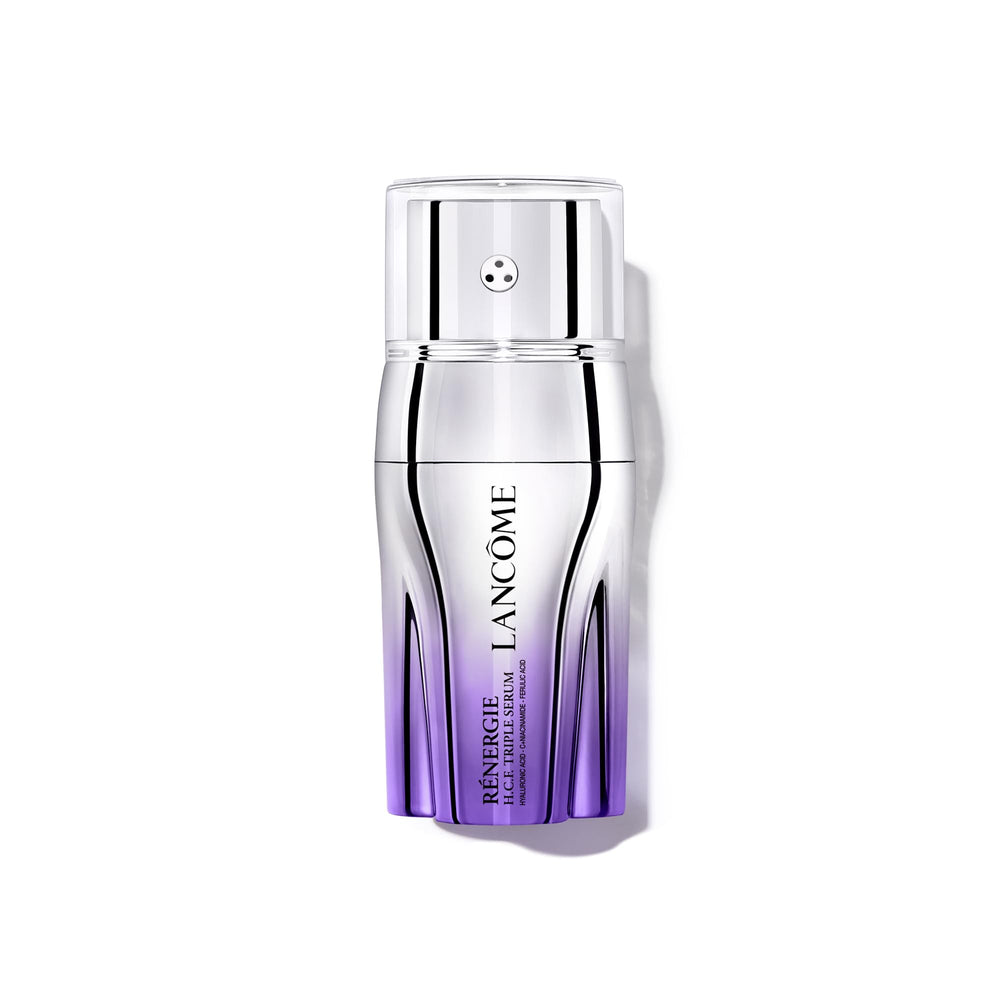 Lancôme Rénergie H.C.F. Triple Serum pump-action bottle for renewed hydration and smoothing.